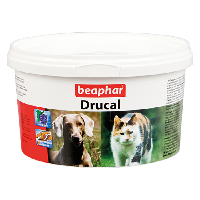 Beaphar Кормовая добавка Drucal для кошек и собак, 250г